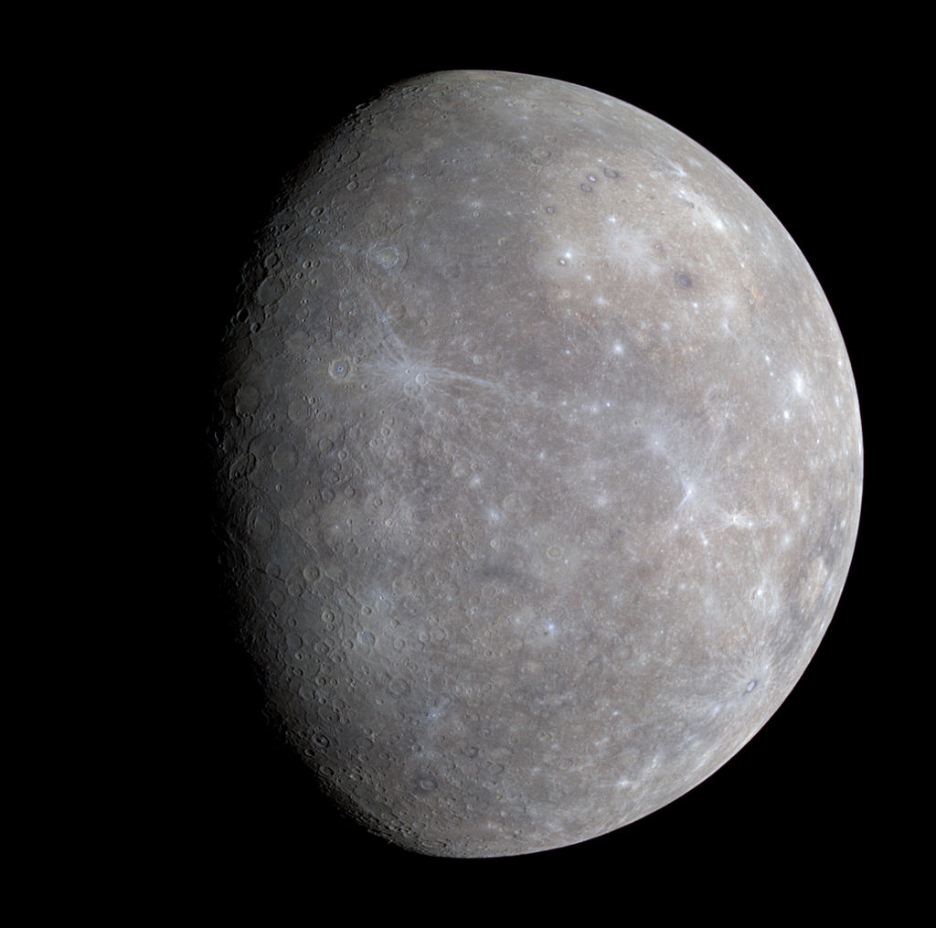 Éphémérides astronomiques de la planète Mercure.