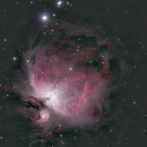 Nébuleuse d'Orion dans le ciel d'hiver.